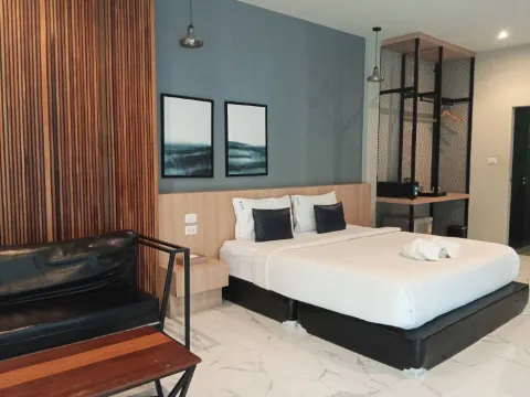 ห้องดีลักซ์ เตียงใหญ่ 1 เตียง