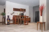 Qingwuli Villa (Millennium City Park Wansui Mountain Wuxia City South Gate) - مطابخ