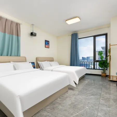 Fenglan Yasu Boutique Audio-Visual Homestay (Zibo Qisheng Lake Park Haidai Tower)