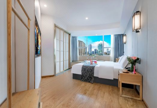 호텔 조식 전경