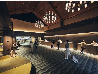 共有エリア 星野リゾート 奥入瀬渓流ホテルの写真