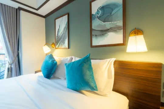 ห้องดีลักซ์เตียงใหญ่ปลอดบุหรี่