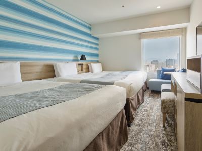 スーペリアツイン+エキストラベッド(3ベッド) 三井ガーデンホテル広島の写真