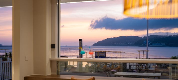 花築·半夏·推窗見海·親子度假·觀景美宿（溫州韭菜嶴沙灘店） 溫州住宿飯店