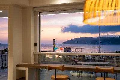 Floral Hotel·Dongtou Banxia villa (Wenzhou Jiucai Ao Beach Branch) Hotel in zona Sea Viewing Pavilion