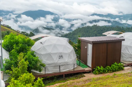 เต้นท์โดมห้องน้ำส่วนตัว