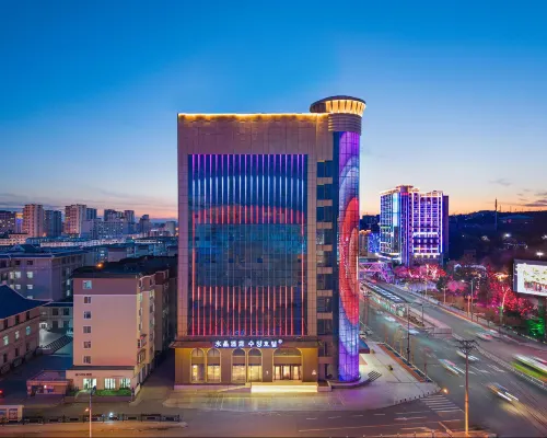 Crystal Hotel Yanji West Market Internet Famous Wall Utvalt Photos
