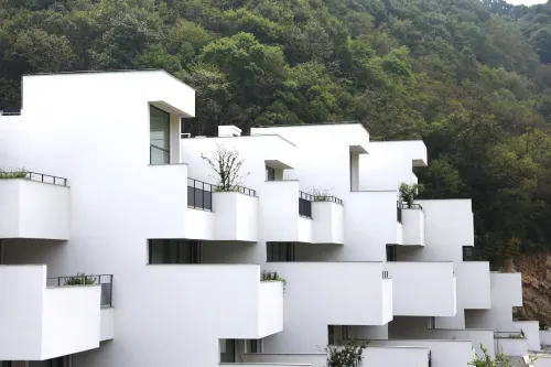 Songzhiyu · Ginkgo Valley (Suizhou) - vue sur la montagne