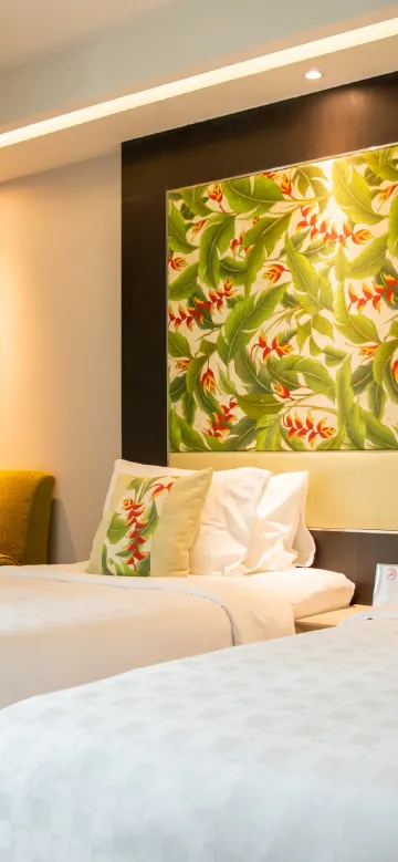 ห้องสไตล์โคลเวอร์ เตียงคู่