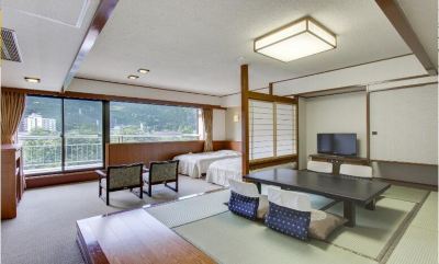 和洋室 つばき亭 or さくら亭 鬼怒川温泉 日光きぬ川ホテル三日月の写真
