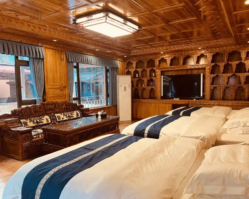 Manchu Tibetan Village Homestay Hotels in Heishui