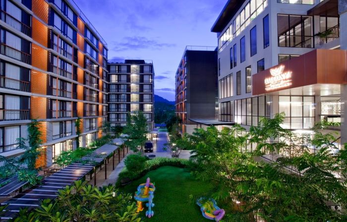 Balcony Courtyard Sriracha Hotel & Serviced Apartments
