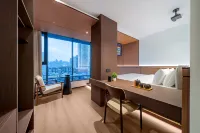 Wuyu Riverside Inn · High-altitude Terrace with River View 상칭쓰/상청사-인민광장 호텔