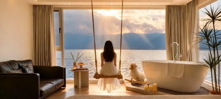 Yujiaren Seaview Resort Hotel (Erhai Shuanglang Branch) Ξενοδοχεία στην πόλη Νταλί