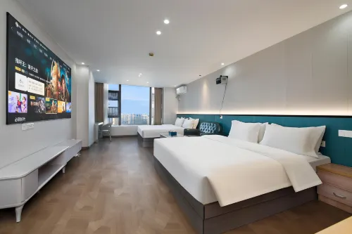 Chengdu Elegant Light Luxury Holiday Apartment - Ramah Hewan Peliharaan