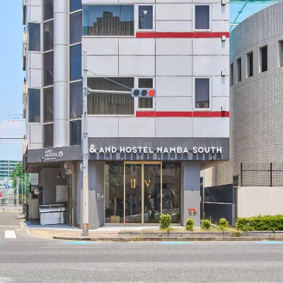 &AND HOSTEL NAMBA SOUTH Hotels near Daikokucho Station