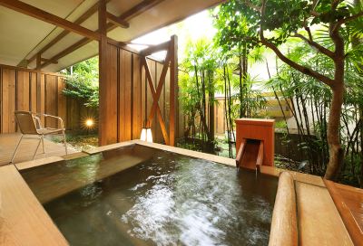 ベッド和洋室「胡蝶」 大地の彩り 花月亭の写真