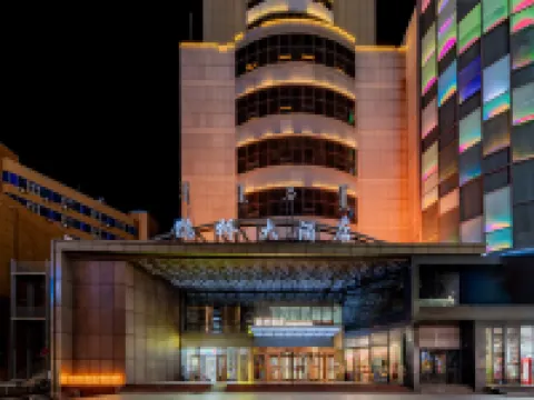 Hohhot Queqiao Hotel (Hailiang Square Zhongshan Road Subway Station Store) فنادق في 