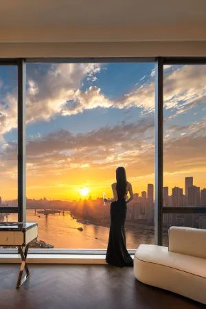 Vista High-Rise River View Hotel (Jiefangbei Area/Hong Ya Dong) Отели рядом с достопримечательностью «Chongqing University of Education»