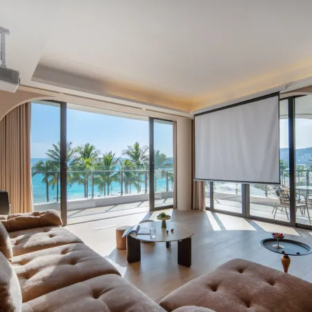 Small Path Bay Beach with Sea View and Beautiful Accommodation