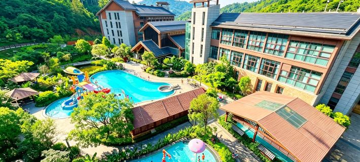Green BLISS• Private Hot Spring Per Room• Hot Spring Boutique Inn Hotéis em Hezhou