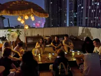 Four rooftop garden youth hostels