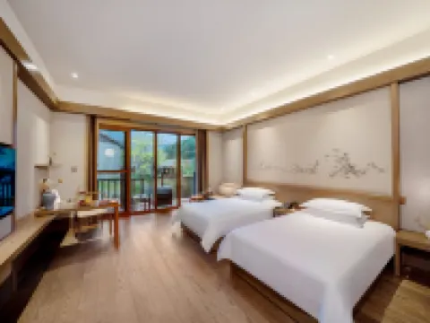 Julong Guniujiang Resort Hotéis em Shitai