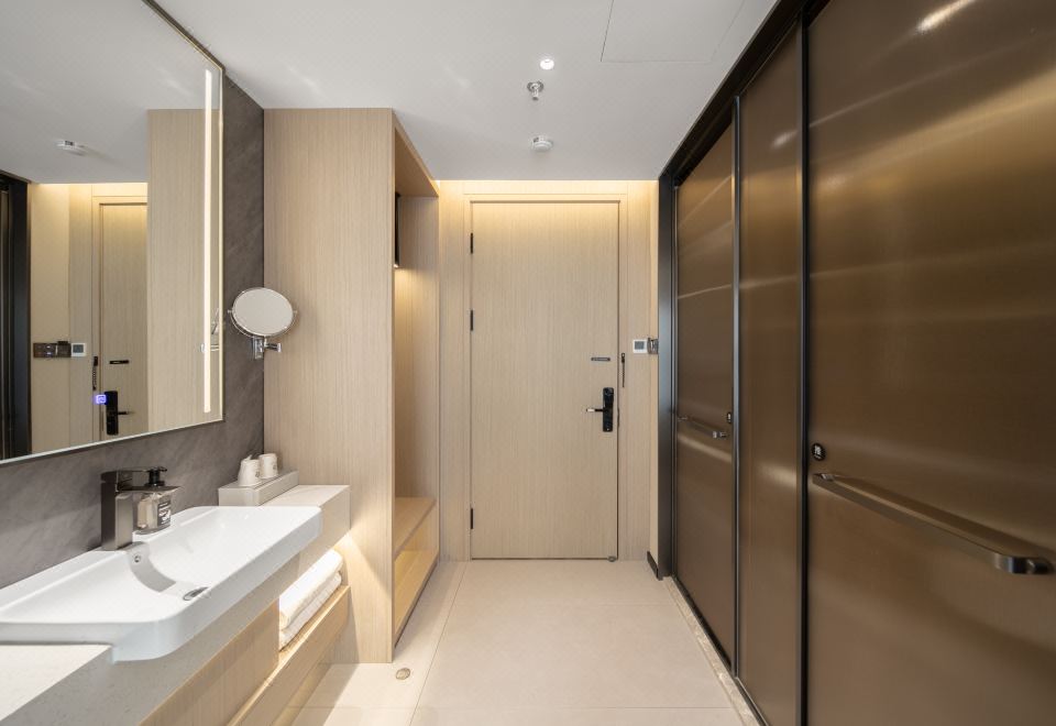 호텔 객실 내부 모던한 디자인 예시