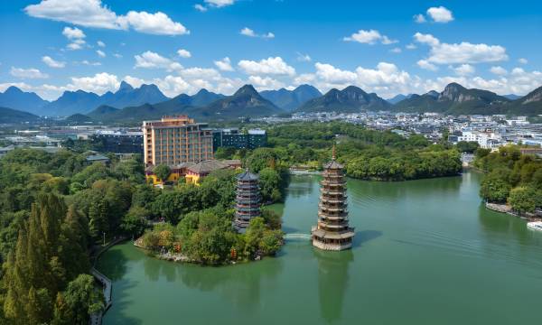 Orange Hotel · Guilin Elephant Trunk Hill Sun‑Moon Twin Towers