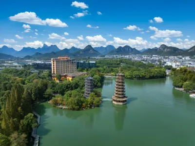 Orange Guilin Xiangbi Mountain scenic area hotel Hotels near The Sun Pagoda And The Moon Pagoda