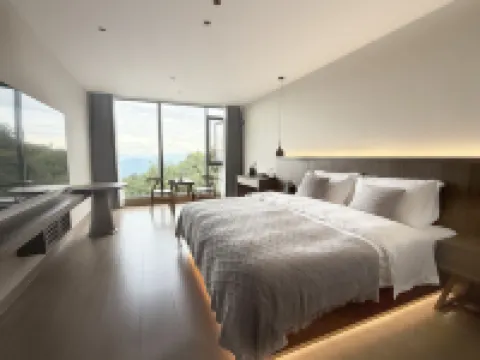 180 degree mountain view boutique vacation homestay at a glance فنادق في شينبينغ