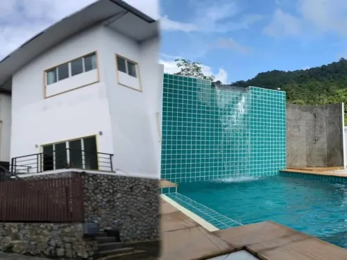 Hillside 3 Bedroom Vacation Home with Pool