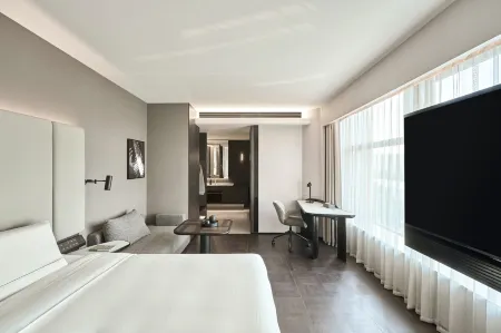 Yaduo Hotel Shanghai Songjiang Jiuting Center Отели рядом с достопримечательностью «Xinzhuang Park»