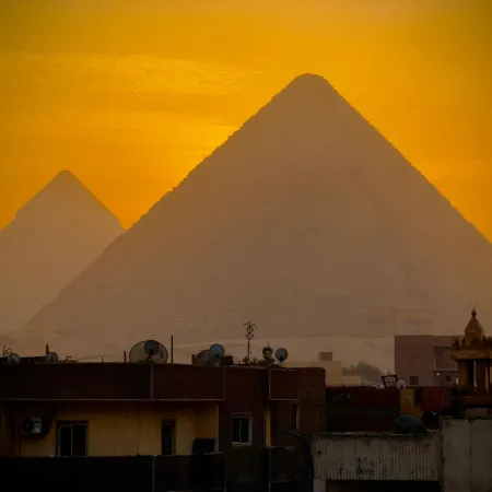 Zahira Pyramids view