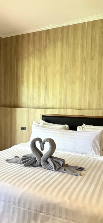 ห้องวิวสวนพร้อมเครื่องปรับอากาศ