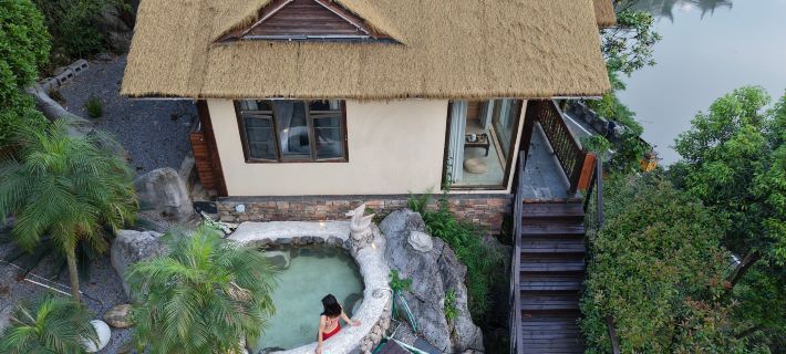 Zhensu·Shanyin Wild Luxury Hot Spring Resort Bed and Breakfast Hotel a Panzhou