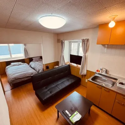 Asahi 101 [3-minute walk to subway] Parking available Hotels near Sapporo Satoland