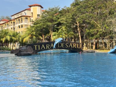 Desaru Tiara Waterpark Beach Resort 3-5PAX by BeeStay