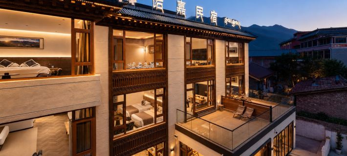 Nuojia Shanyin Xinqí Garden Homestay, Diebu Hotele w: Powiat Têwo