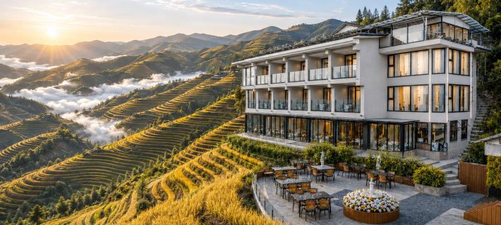 Longji terrace Hezhou homestay (No.1 observation platform store) Hotel di Longsheng