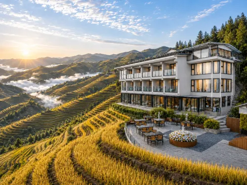禾洲·RiceField雲端全景美宿（龍勝龍脊梯田觀景台店） - 4星級