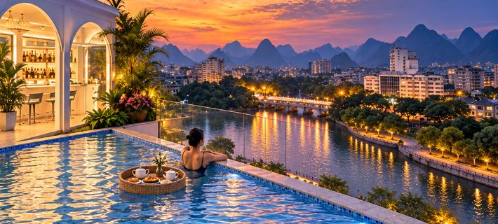 Global Village Elegant Lijiang Hotel (Guilin Two Rivers and Four Lakes Xiangbishan Branch) Hotels in Guilin