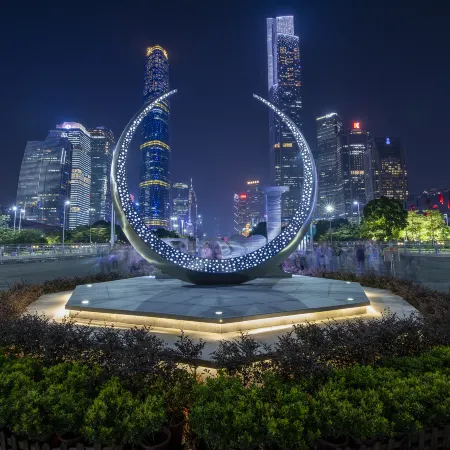 Yufei · Yunqi | CLOUDSCAPE · CORE Starry Sky Residence (Guangzhou Zhujiang New Town CBD TaiKoo Hui) Отели рядом с достопримечательностью «Торговый центр Tee Mall»