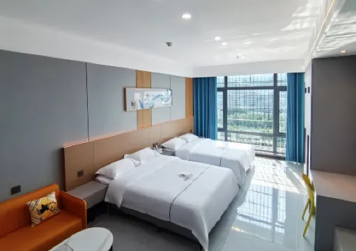 Xinyue Youth Apartment(Guangzhou Yonghe Kela Square Branch) Отели рядом с достопримечательностью «Qingfeng»