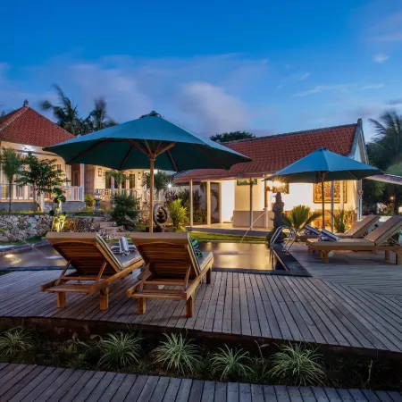 Blue Sky Villa Ceningan Отели рядом с достопримечательностью «Голубая лагуна»