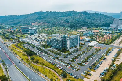 珠海橫琴口岸星樂度星旅酒店 鄰近二井灣濕地碧道橫琴新區1號段的酒店