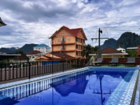Vang Vieng Family Boutique Hotel Hotels near Sunset views of mountains