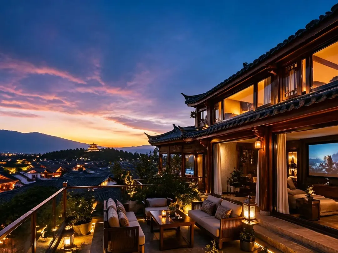 Man   Xiang    Cloud Retreat: Chinese-themed Cinema Suites With Scenic Views - Lijiang