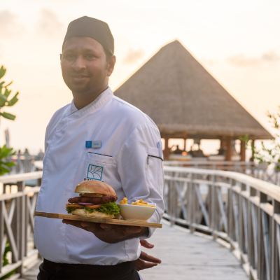 共有エリア バンドス モルディブの写真