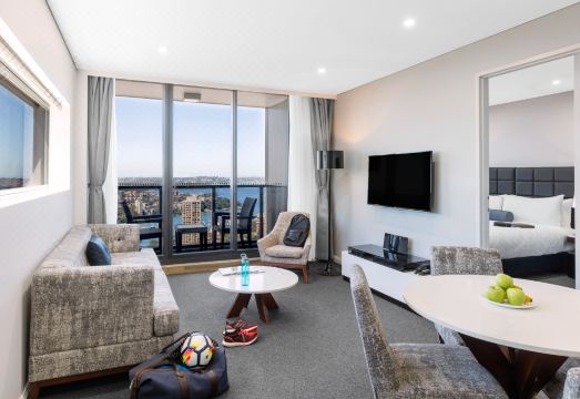 현대적인 호텔 내부 시설